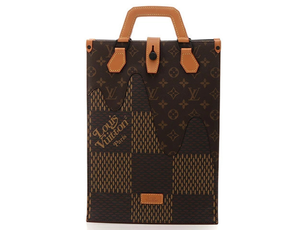 LOUIS VUITTON Bag Tote Damier Giant Monogram NIGO Collaboration